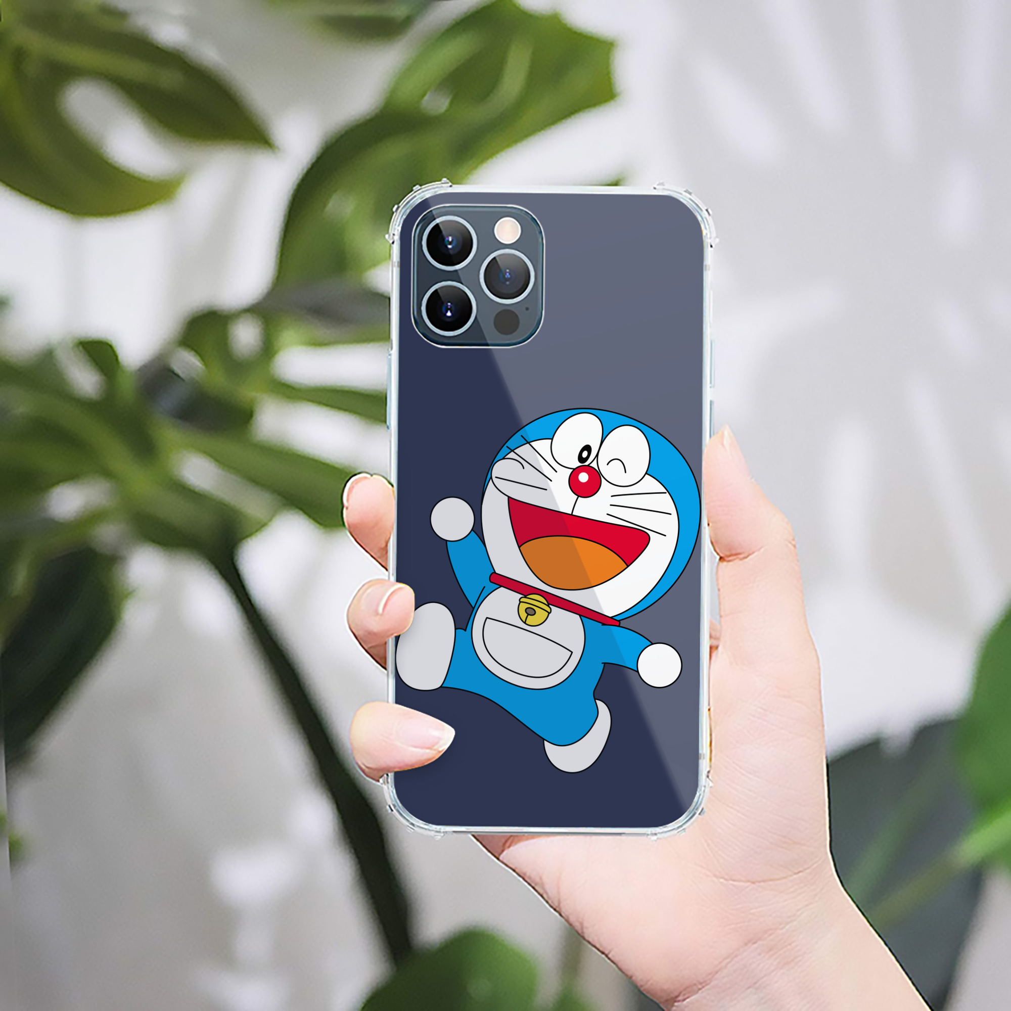 （画像用） ドラえもん Doraemon 【iPhone 12シリーズ対応】透明スマホケース（クリアソフトケース）